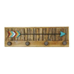 Turquoise Arrow w/ Knobs Wall Hanging