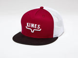 Kimes Huxton Trucker Hat Dark Red