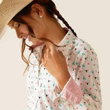 Ariat Ladies Kirby Steer Garden Shirt  #10048882