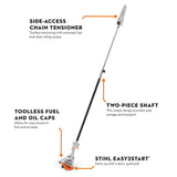 Stihl HT 56 C-E Gasoline Pole Pruner  #4139-200-0011