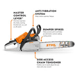 Stihl MS 162 Gasoline Chainsaw 16" #1148-200-0212