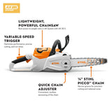 Stihl MSA 80 C-B Battery Powered Chainsaw Set #MA04-011-5835