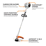 Stihl FS 56 RC-E Gasoline Grass Trimmer  #4144-200-0013