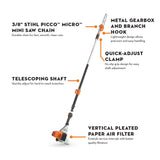 Stihl HT 135 Gasoline Pole Pruner  #4182-200-0201