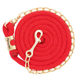 Poly Lead Rope with Brass Plated Swivel Chain #35-2125