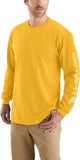 Carhartt LOOSE FIT HEAVYWEIGHT LONG-SLEEVE LOGO SLEEVE GRAPHIC T-SHIRT #K231