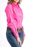 Cinch Ladies Pink Western Shirt #MSW9164033