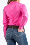 Cinch Ladies Pink Western Shirt #MSW9164033