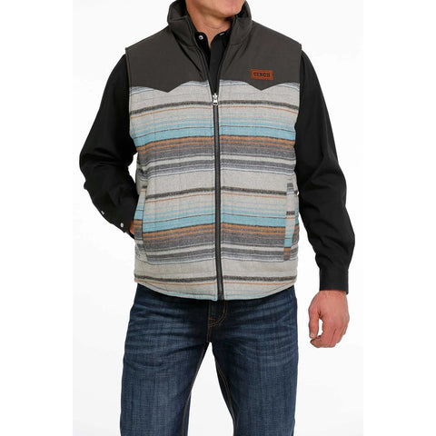 Cinch Men's Reversible Multicolored Vest #MWV1576001