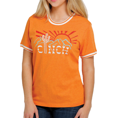 Cinch Ladies Desert Sunset Print T-Shirt #MSK7890003