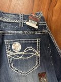 Cowgirl Tuff Women's Saddle Ready Jeans  #JSDR11