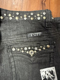 Cowgirl Tuff Women's Black Midnight Rocks Jeans  #JDMROCKS
