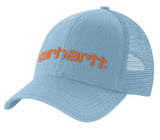 Carhartt Canvas Mesh-Back Logo Graphic Snap Back Cap #101195