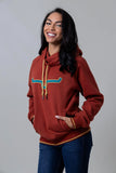 Kimes Ranch Women's Two Scoops Hoodie Rust Red