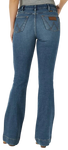 Wrangler Ladies High Waisted Retro Green Trouser Jean #2317722