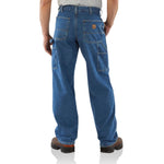 CARHARTT MEN'S JEAN WORK DUNGAREE FLANNEL LINED #B236-DST