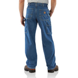 CARHARTT MEN'S JEAN WORK DUNGAREE FLANNEL LINED #B236-DST