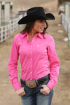 Cinch Ladies Pink Western Shirt #MSW9164033