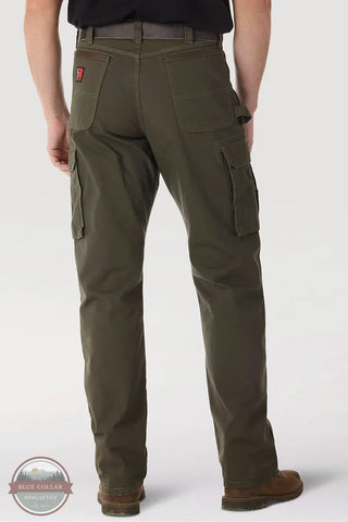 Wrangler Men's Relaxed Fit Riggs Workwear Ripstop Ranger Cargo Work Pants #3W060 Loden