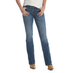 Wrangler Ladies Mae Mid Rise Retro Boot Cut Jean #09MWZKM