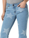 Wrangler Ladies Alice Retro Mae Mid Rise Star Flare Jeans #2328735