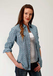 Roper Ladies Checkered Past Shirt #03-050-0064-0324