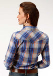 Roper Ladies Amarillo Plaid Snap Shirt #03-050-0278-6072