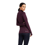 Ariat Women's Lowell 2.0 1/4 Zip Base layer Mulberry #10041211