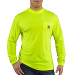 Carhartt Men's FORCE COLOR ENHANCED LONG-SLEEVE T-SHIRT #100494