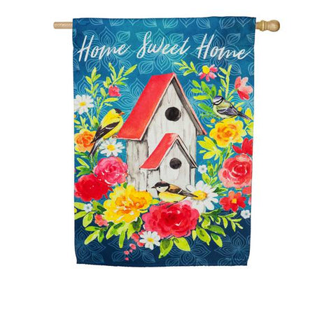 Home Sweet Home Birdhouse House Flag #13S8962