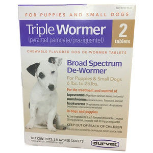 TRIPLE WORMER - PUPPY & SMALL 2/CT #13845423