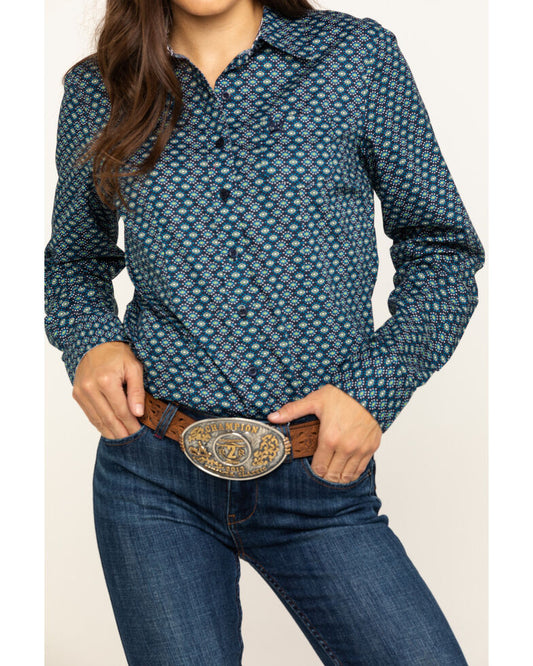 Cinch Ladies Print Rodeo Shirt #MSW9164111