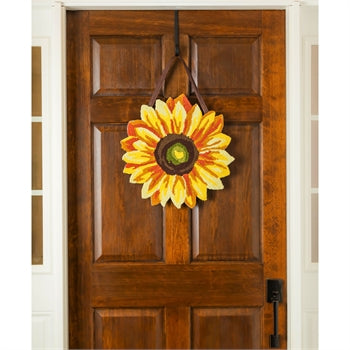 Sunflower Hooked Door Décor #2DHP1592