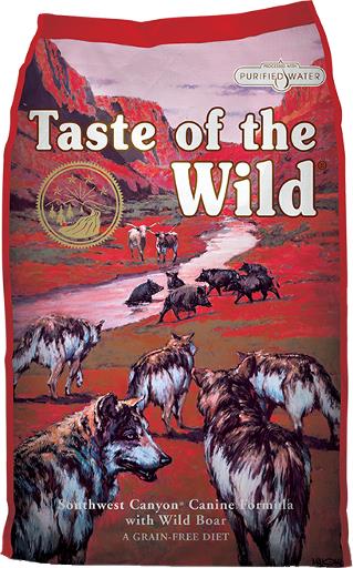 Taste of the Wild Southwest Canyon Grain-Free Dry Dog Food- 14lb-28lb
