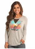 Rock and Roll Cowgirl Long Sleeve #48T2863