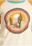 Rock and Roll Cowgirl Desert Scene Shirt  #48T3167