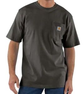 CARHARTT LOOSE FIT HEAVYWEIGHT SHORT-SLEEVE POCKET T-SHIRT #K84-306