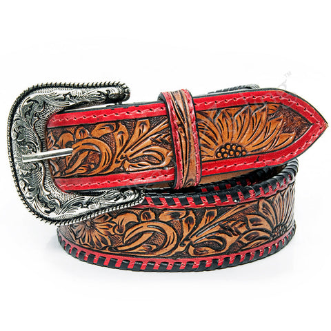 American Darling Leather Belt #ADBLF103