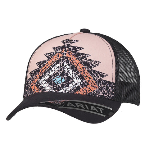ARIAT LADIES CAP AZTEC DIAMOND PINK #A300015730