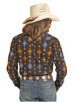 Rock N Roll Dale Brisby Men's Snap Shirt #B2S4079