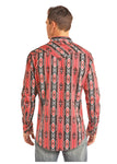 Rock and Roll Cowboy Aztec Print Shirt #B2S9129