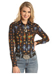 Rock N Roll Cowgirl Dale Brisby Rodeo Shirt #B4S4079