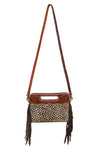 Rafter T Clutch/Cross Body Leopard Bag with Shoulder Strap #BL3000G