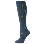 BOOT DOCTOR LADIES OTC SOCKS CACTUS NAVY #0417203