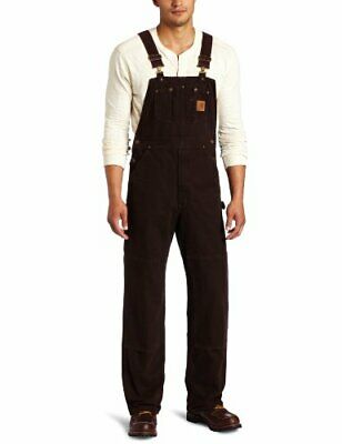 carhartt men's quilt lined bib overalls