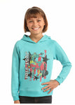 Rock and Roll Cowgirl's Girl's Knit Hoodie #G4H2257