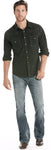 Rock & Roll Cowboy Double Barrel Bootcut Reflex Jeans w/Diagonal Seam #M0D9256