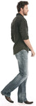 Rock & Roll Cowboy Double Barrel Bootcut Reflex Jeans w/Diagonal Seam #M0D9256