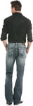 Rock & Roll Cowboy Double Barrel Bootcut Reflex Jeans w/Diagonal Seam #M0D9256