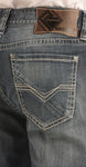 Rock & Roll Cowboy DBL Barrel Reflex Straight Leg Jeans w/Diagonal Seam #M0S9256